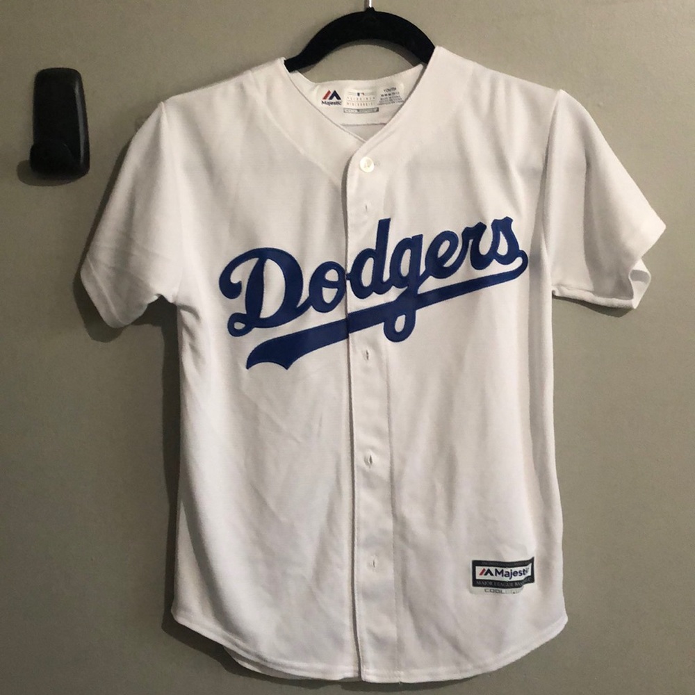 Youth Majestic LA Dodgers Official Base Jersey